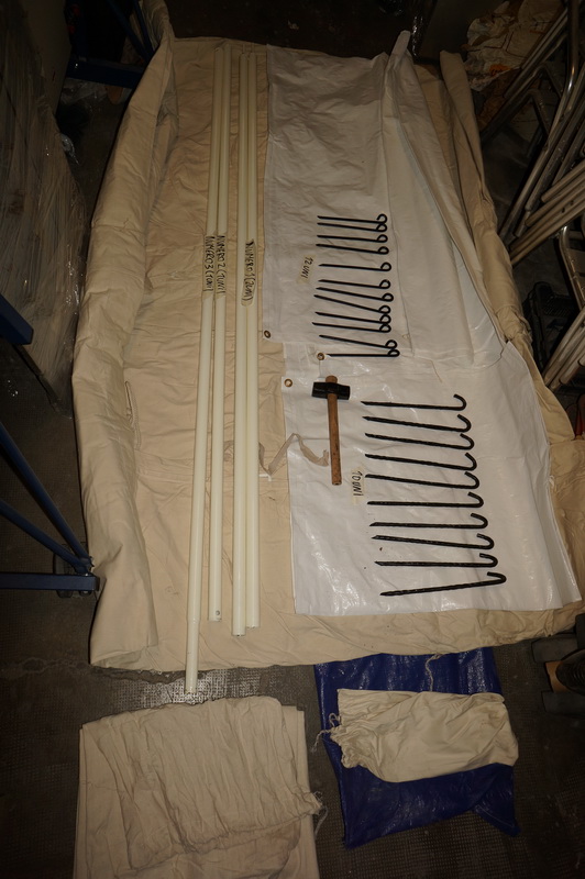 tienda campaña arqueologia 2mtsx3mtsx4ms (165eu.) 2u